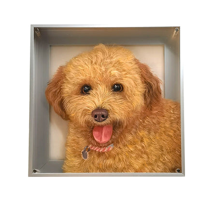 Luxury Layered 3D Pet Painting
