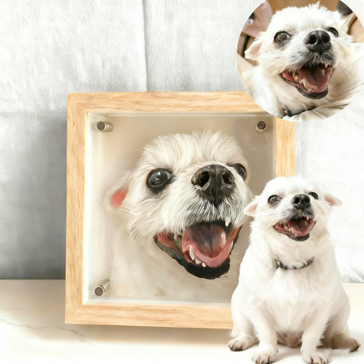Personalized 3D Glass Art Compact Commemorative Gifts