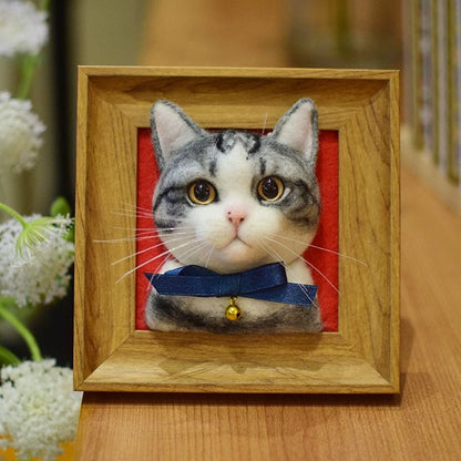 Personalized Wool Felt Pet Frame