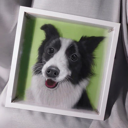 Personalized 3D Glass Art Compact Commemorative Gifts