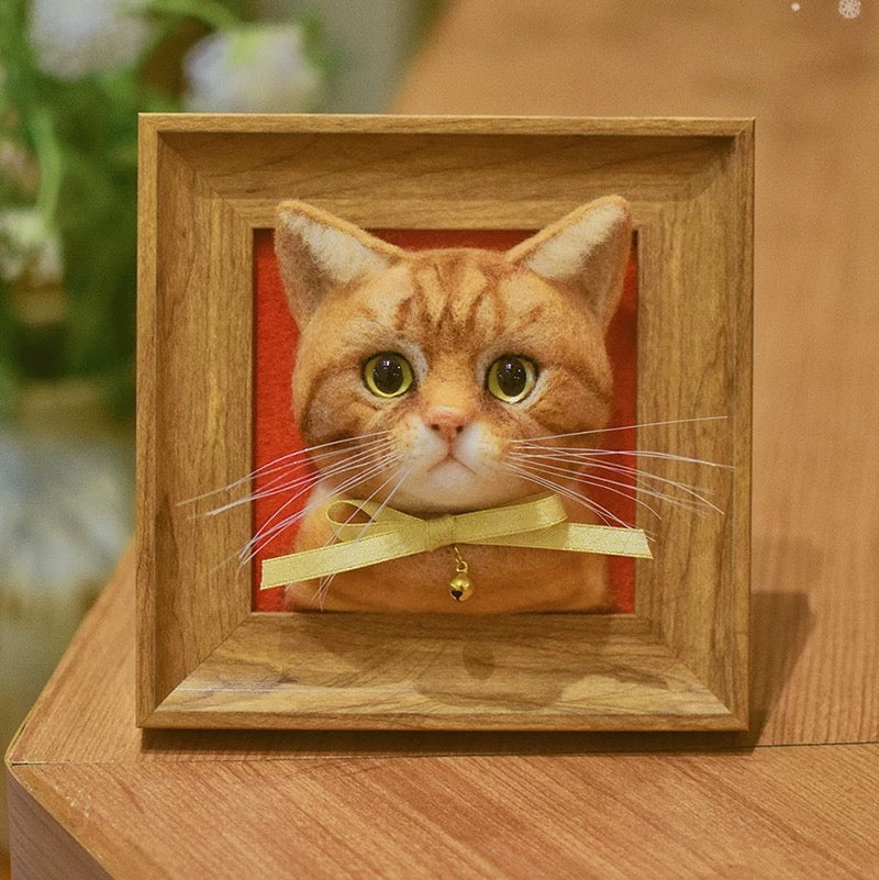 Personalized Wool Felt Pet Frame