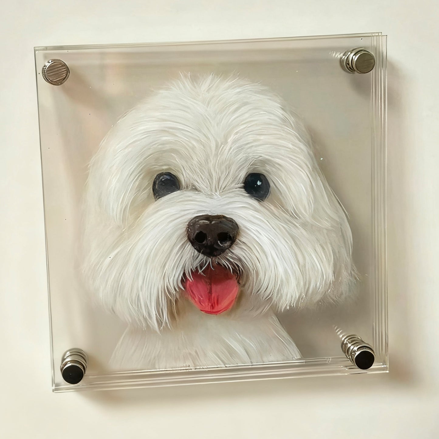 Personalized 3D Glass Art Compact Commemorative Gifts