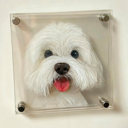 Personalized 3D Glass Art Compact Commemorative Gifts