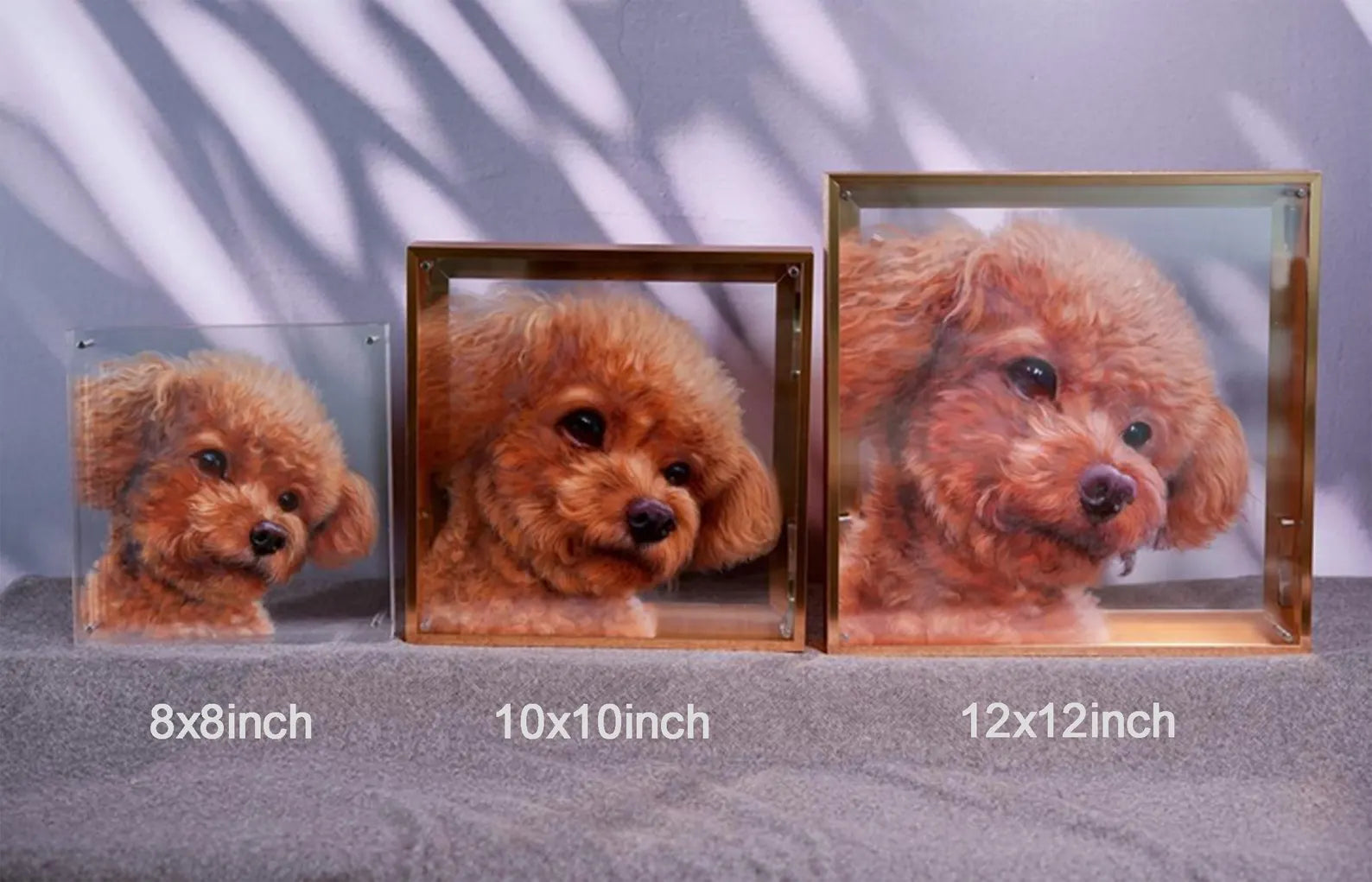 Luxury Layered 3D Pet Painting